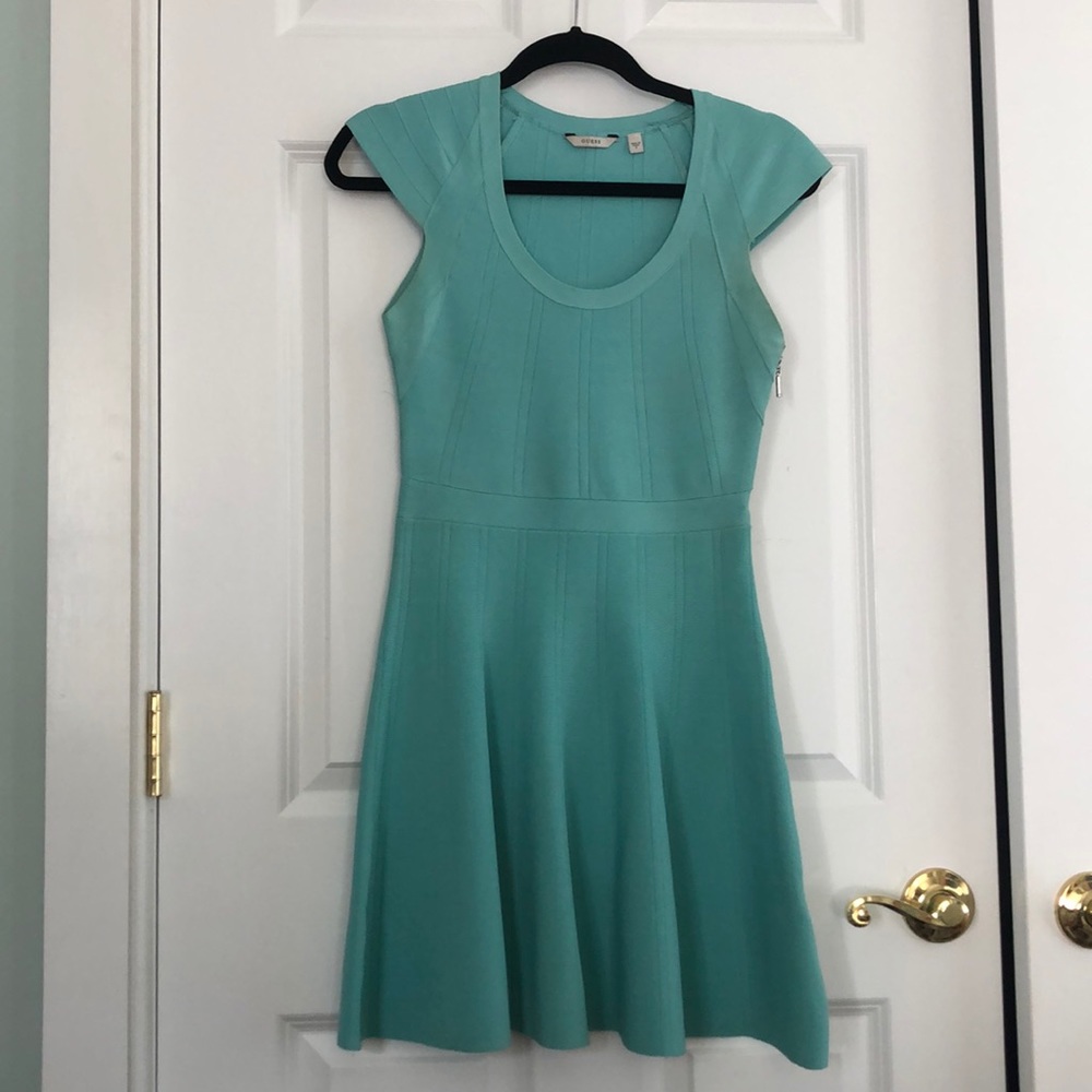 Guess, turquoise dress